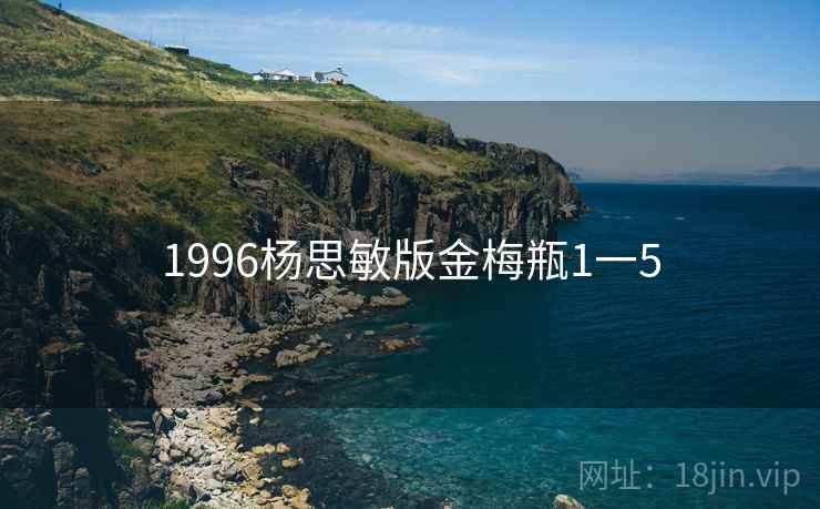 1996杨思敏版金梅瓶1一5